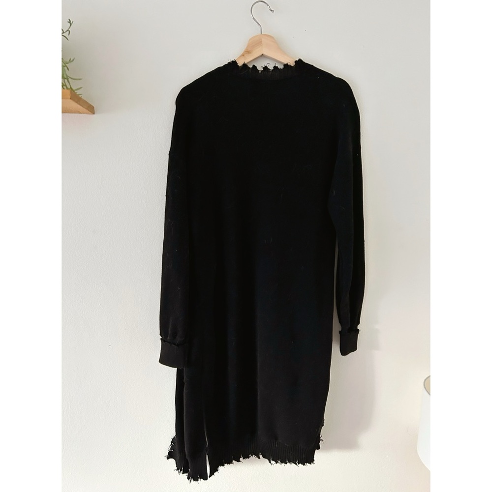 Forever 21 Long black duster cardigan - Picture 3 of 3